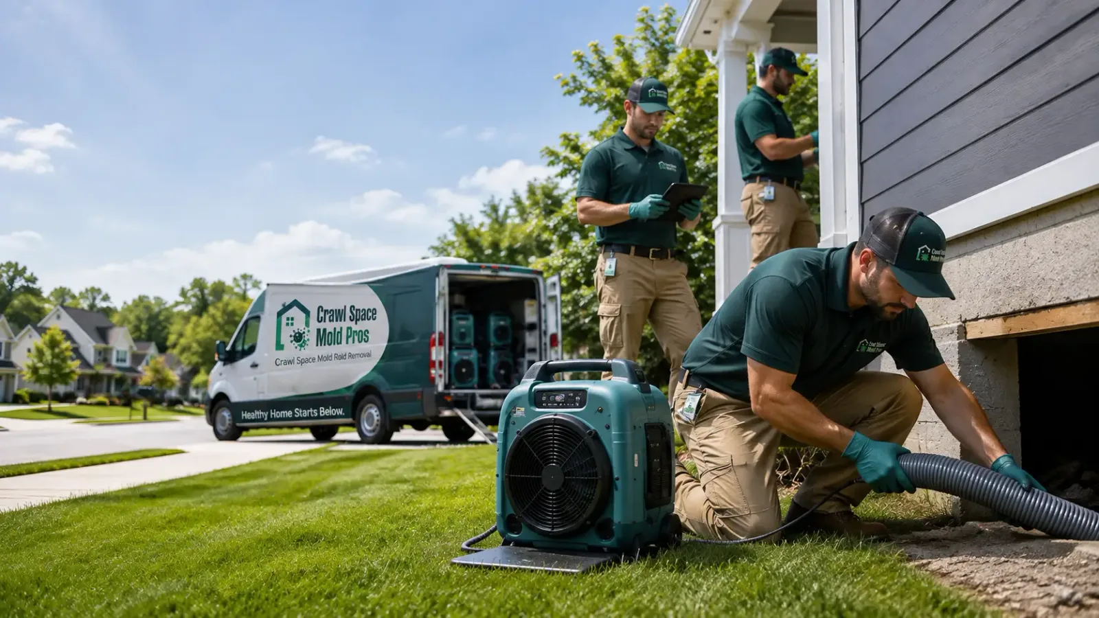Crawl Space Mold Removal in Montague, TX